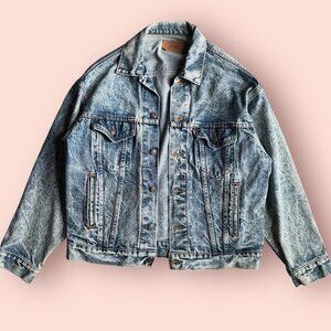 Vintage 1990s Levi’s Acid Washed Trucker Jacket